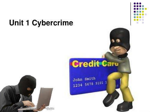 法学通用英语课件 Unit 1 Cybercrime