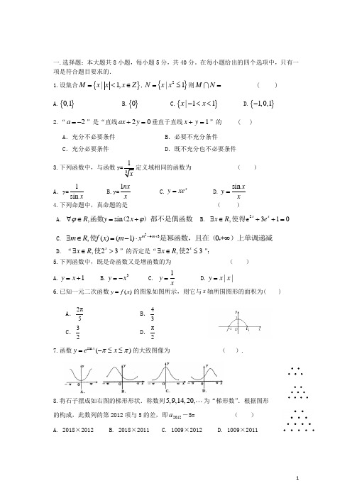 湖南省长沙市高二数学下学期期末考试试题 理 湘教版