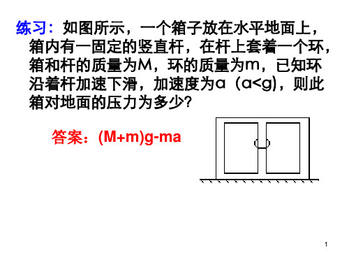 系统牛顿第二定律