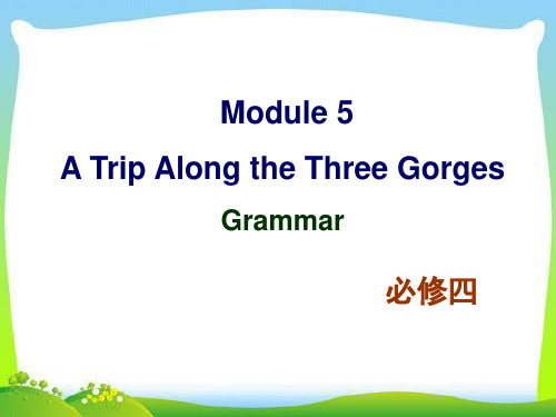 新外研版高中英语必修四 Module 5 Grammar教学课件