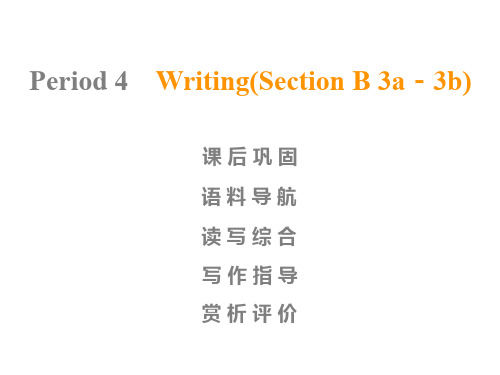人教版九年级英语全册课件:Unit 11 Writing(Section B 3a-3b)(共28张PPT)