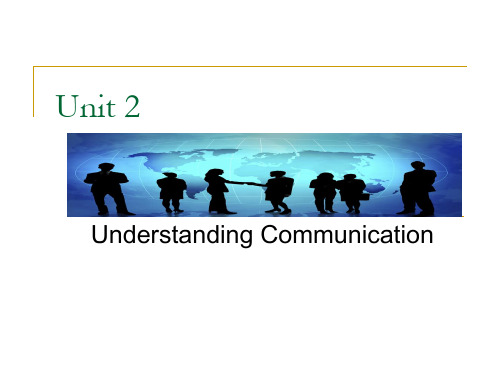 跨文化交际英语版unit2-Understanding-Communication