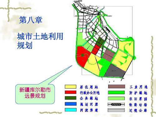 第八章8.1  城市土地利用规划基本原理