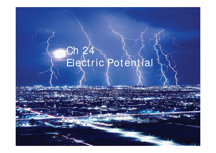 GP1I_Ch24_Electric Potential 电位势