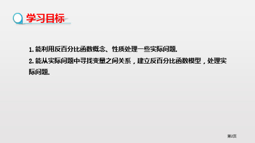 人教版数学九年级下26.2实际问题与反比例函数ppt市公开课一等奖省优质课获奖课件