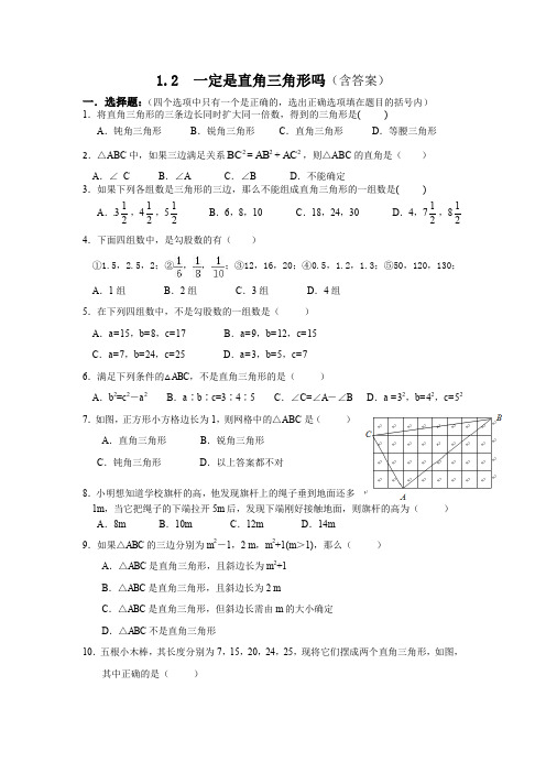 直角三角形的性质与判定