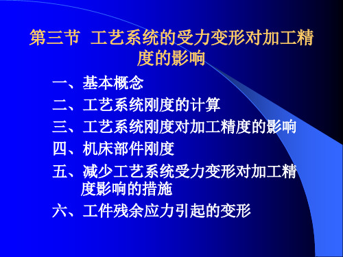 《机械制造工艺学》第二版 王先奎 课件机械制造工艺学ch3-3 受力变形