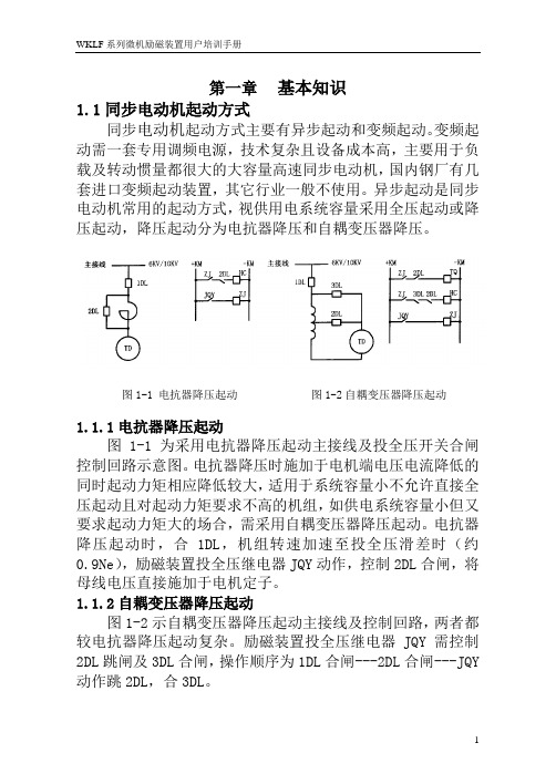 WKLF系列微机励磁装置用户培训手册200408