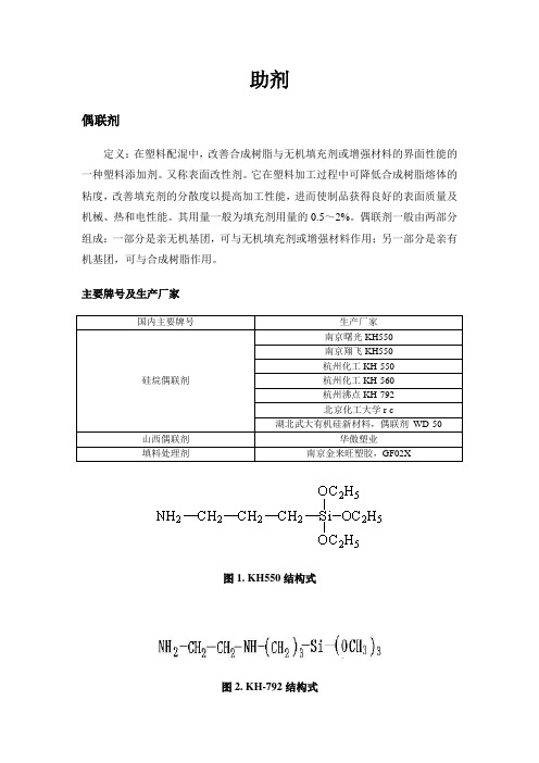 塑料改性常用助剂