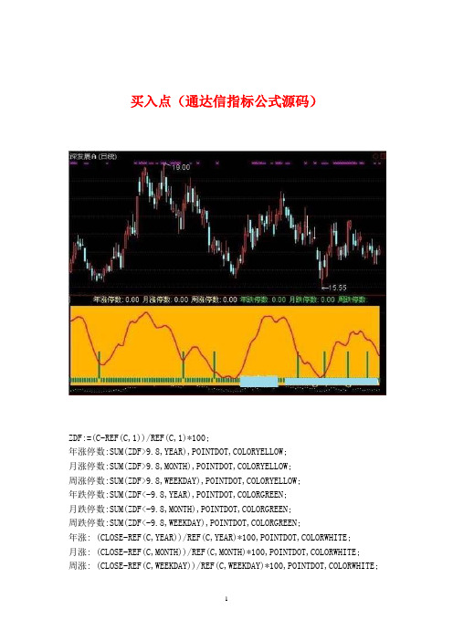 买入点(通达信指标公式源码)