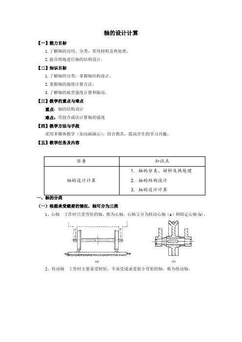 轴的设计计算.