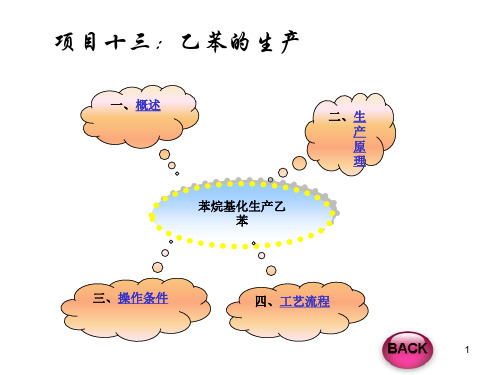 项目十三：乙苯的生产