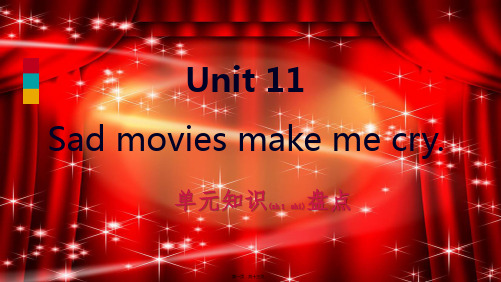 九年级英语全册Unit11Sadmoviesmakemecry知识盘点