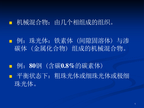 铁碳合金的基本组织与状态图课件