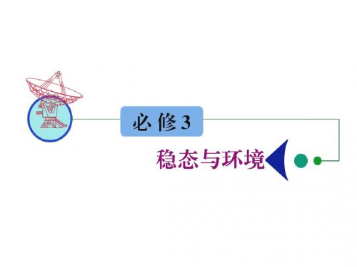 2012届高考复习生物课件(江苏)必修3_第22讲_人体的内环境与稳态