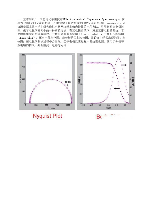 最新最全的电化学阻抗谱(EIS)