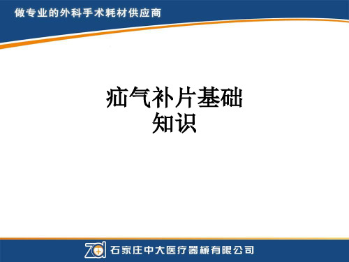 疝气补片基础知识ppt课件