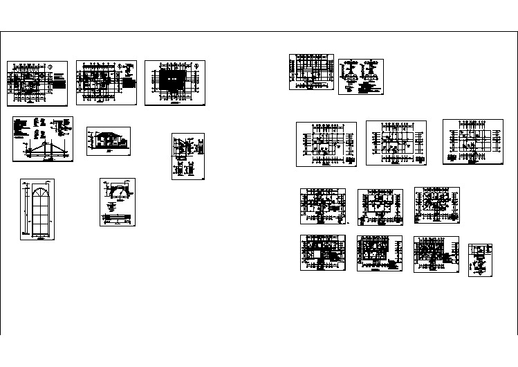 某二层别墅建筑全套施工图