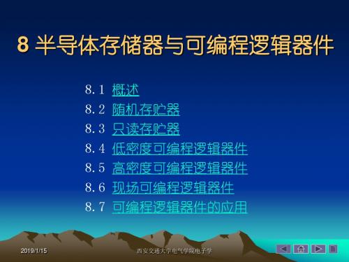 8 半导体存贮器与可编程逻辑器件1108