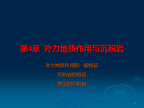 S04外力地质作用与沉积岩PPT课件