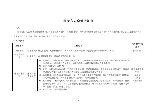 18+相关方安全管理细则