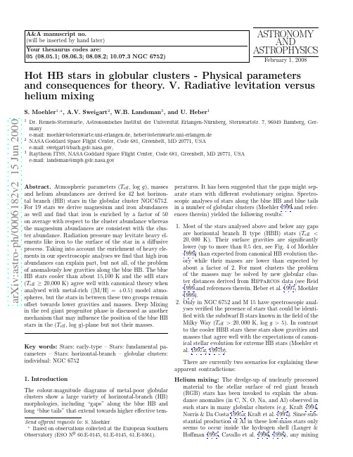 Hot HB stars in globular clusters - Physical parameters and consequences for theory. V. Rad