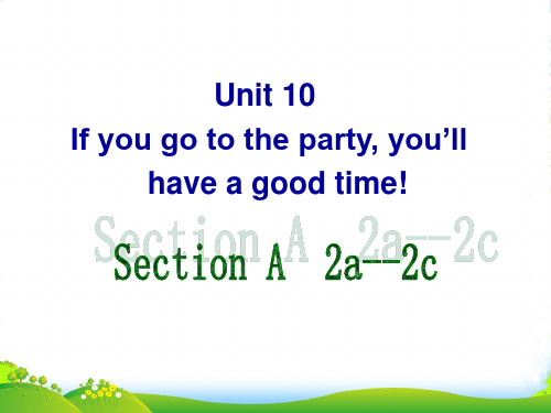 2024-2025学年人教版八年级英语上册SectionA-2a-2c-课件