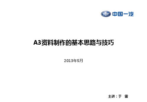 A3资料的制作技巧(课件_130509简版)final