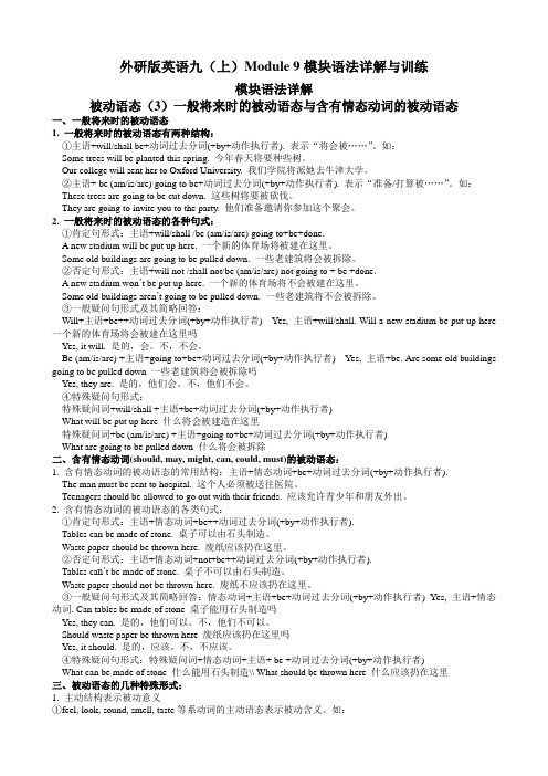 Module9 模块语法详解与训练