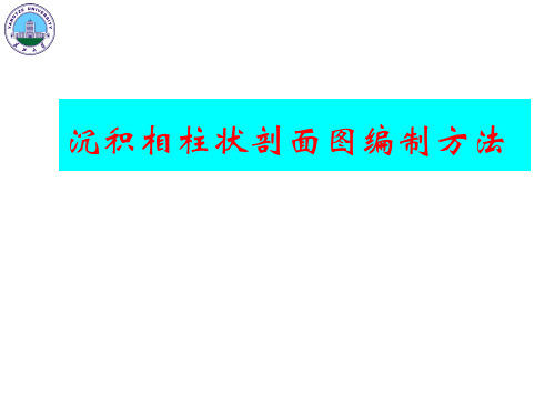 沉积相柱状剖面图编制方法