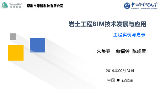 岩土工程BIM技术发展与应用33页