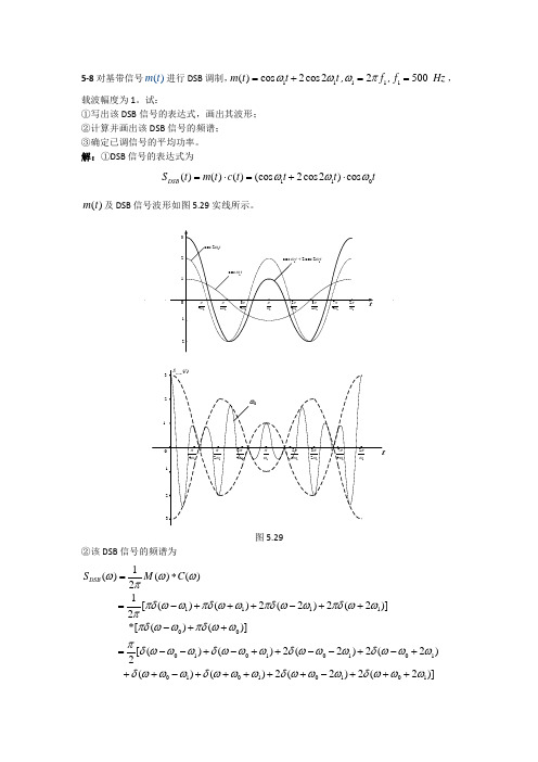 现代通信原理 第5章 课后习题及答案