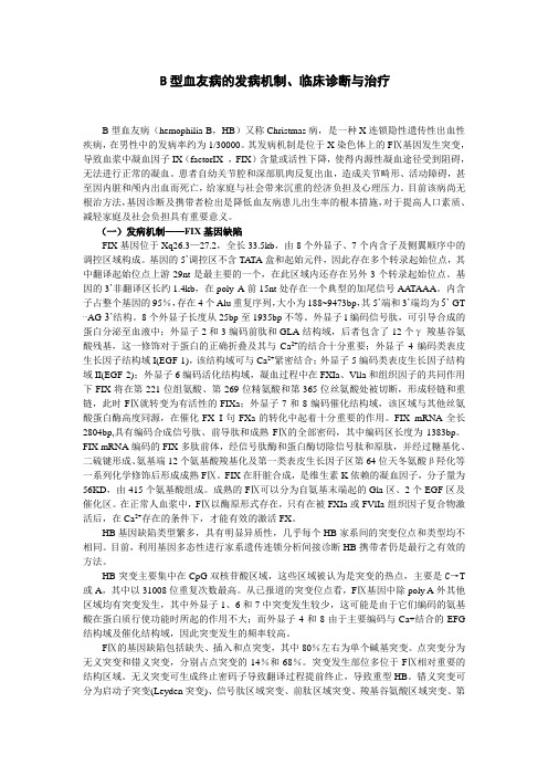 B型血友病