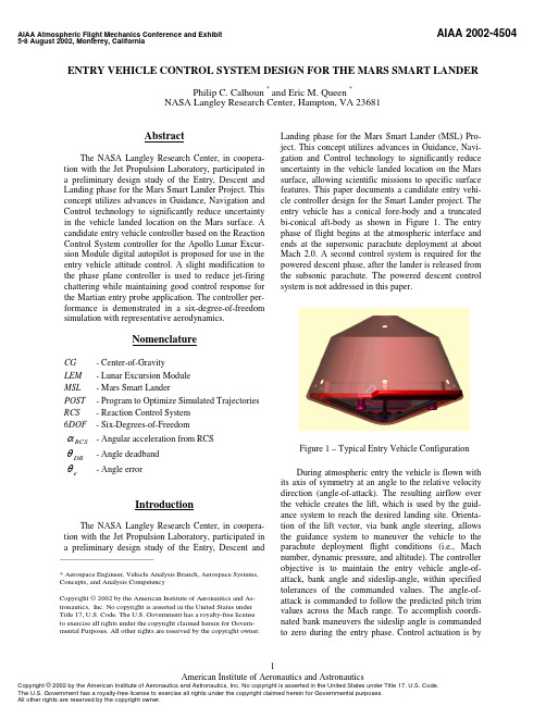 Nomenclature CG- Center-of-Gravity