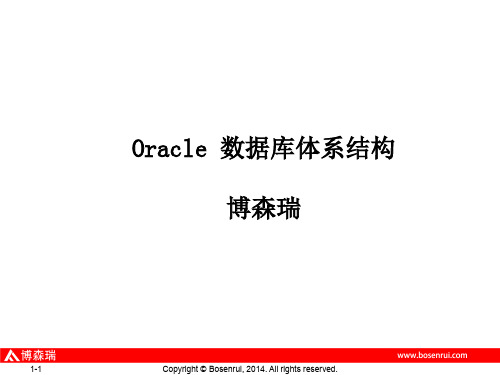 Oracle数据库体系结构