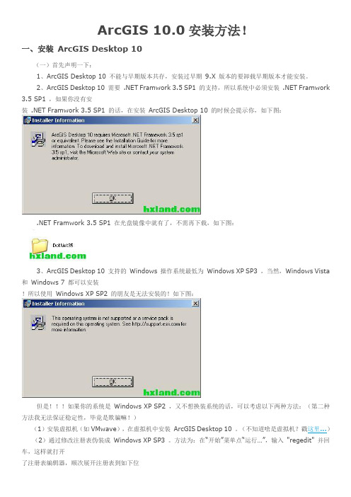ArcGIS10.0安装方法