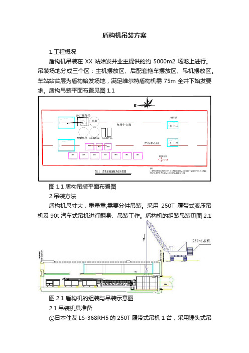 盾构机吊装方案