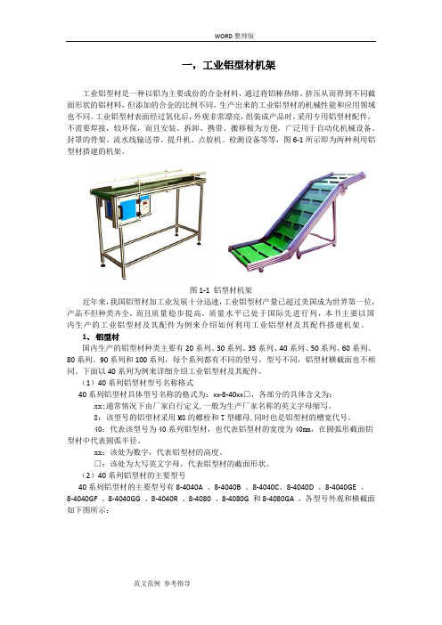 工业铝型材[机架组合详细讲解]