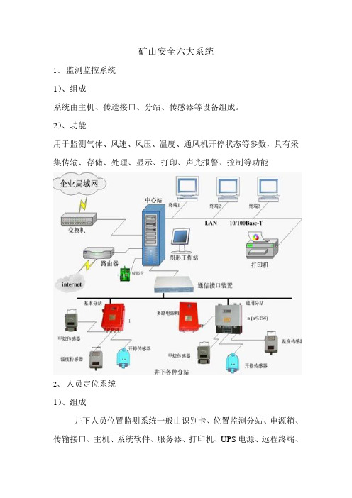 矿山安全六大系统