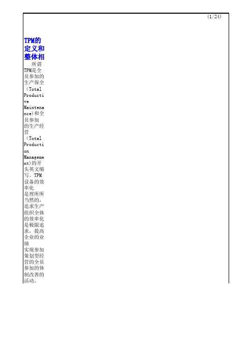 分かり易いTPM(中国文)