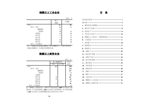 规模以上工业企业