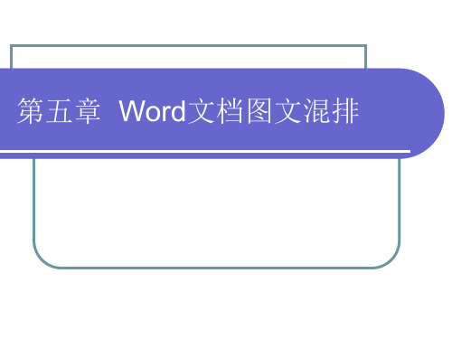 Word文档图文混排PPT课件