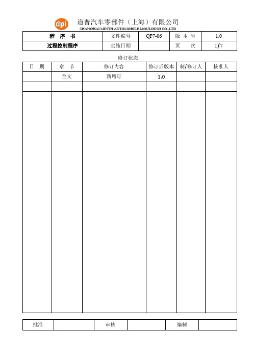 QP7-06过程控制程序