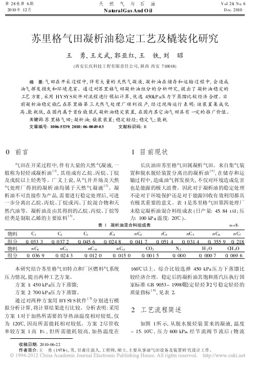 苏里格气田凝析油稳定工艺及橇装化研究_王勇