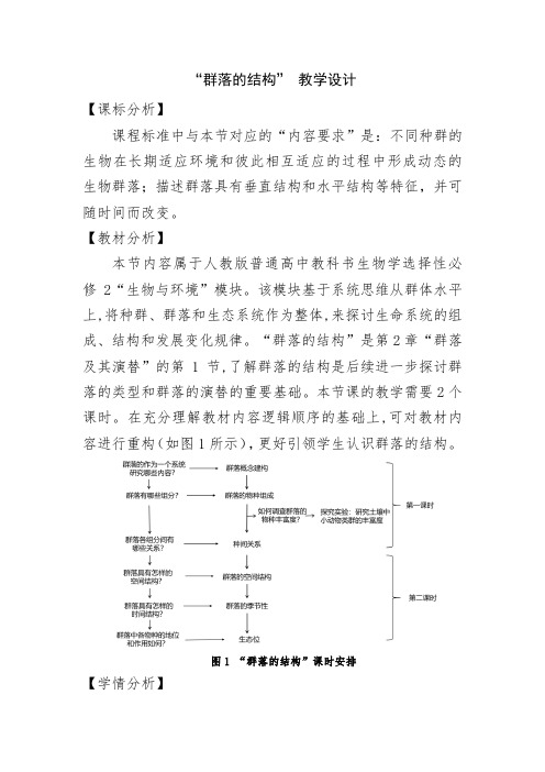 群落的结构 (第一课时)