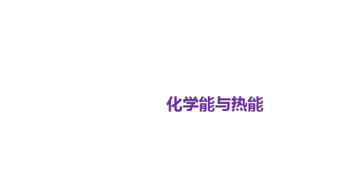 2024届高三化学高考备考一轮复习专题：化学能与热能课件