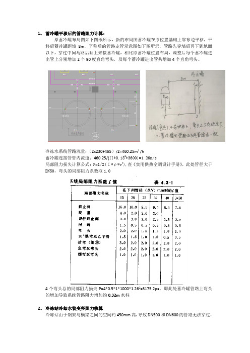 管路阻力计算