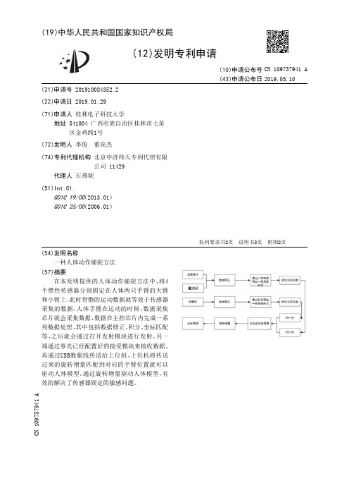 【CN109737941A】一种人体动作捕捉方法【专利】