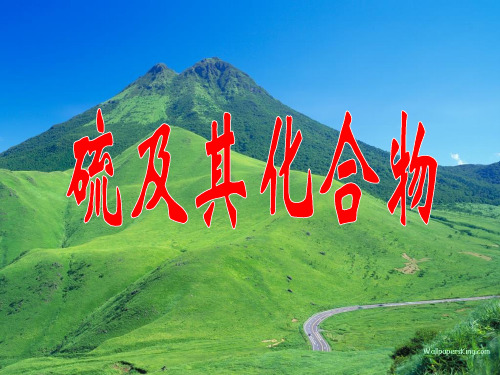 硫及其化合物