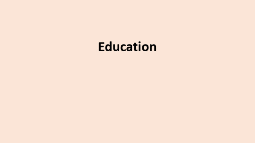 KET单词分类学习：Education